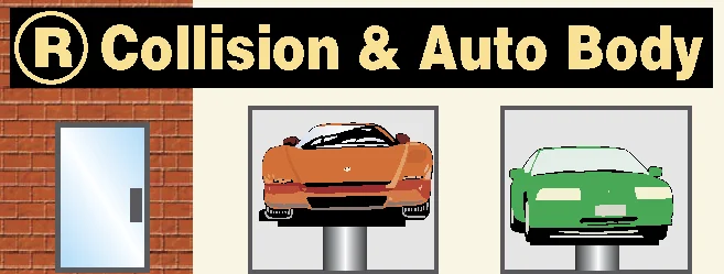 R Collision & Auto Body artwork