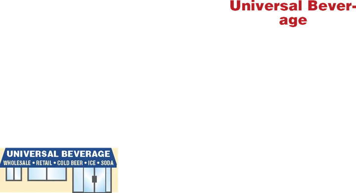 Universal Beverage artwork